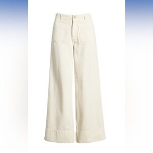 Treasure and Bond patch pocket crop wide leg pants. Size 4